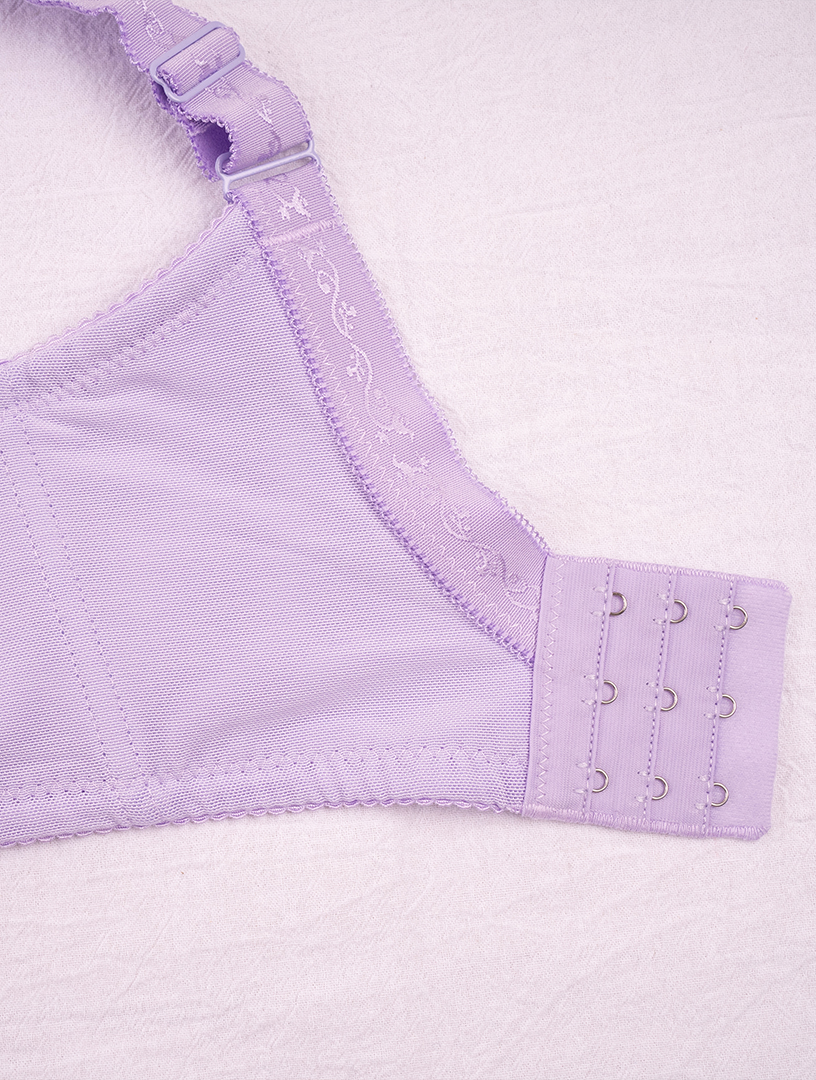 MIT日落夢境 大罩杯 包覆集中內衣 C-G罩杯 (紫)
